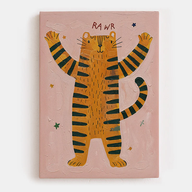 A Friendly Roar Canvas