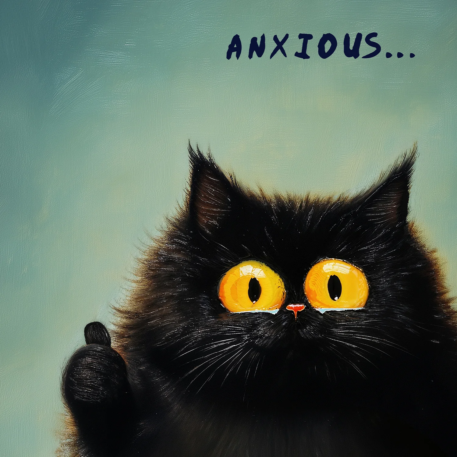 Anxious But Managing Canvas - Image 4