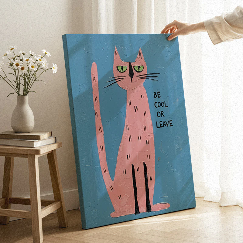 Be Cool Or Leave 2 Canvas - Image 3