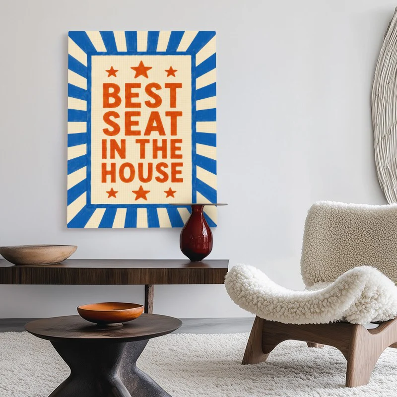 Best Seat In The House Canvas - Image 2