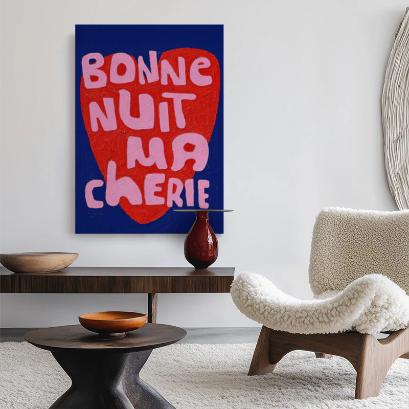 Bonne Nuit Ma Cheire Canvas - Image 2
