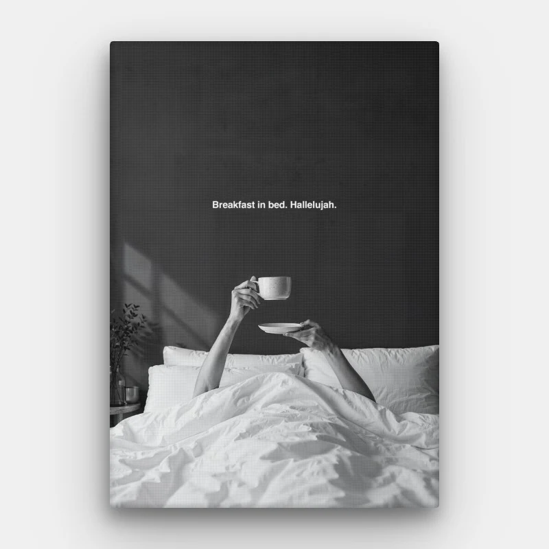Breakfast Hallelujah Canvas