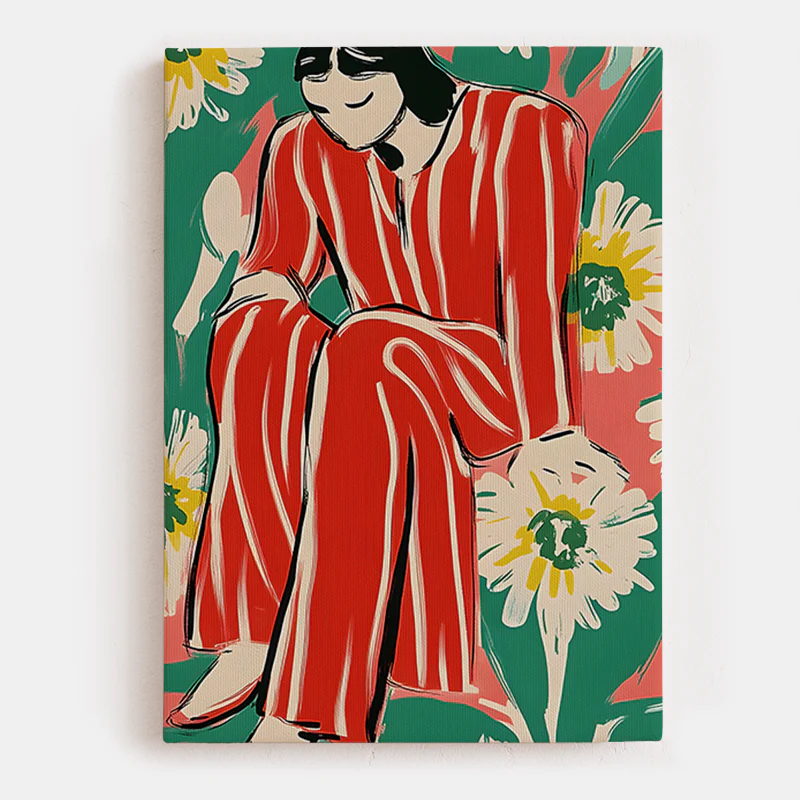 Calm In Bloom Canvas