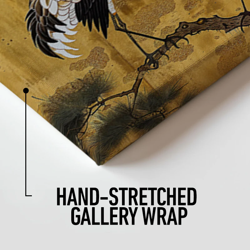 Cranes of Gold Canvas - Image 4