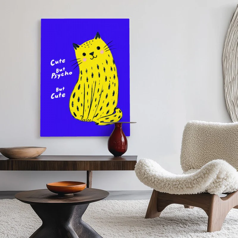 Cute But Psycho Canvas - Image 2