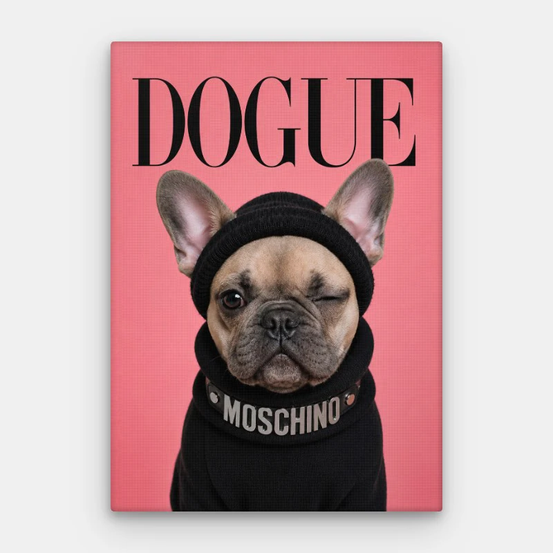 Dogue French Bulldog Canvas