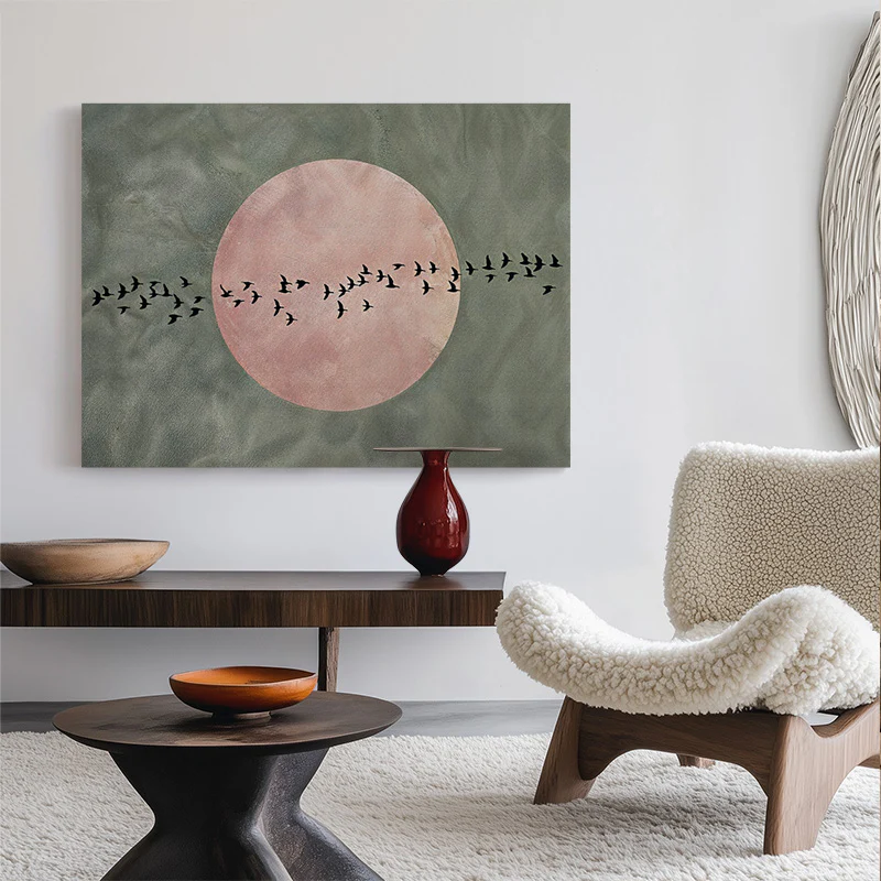 Flight Through Stillness Canvas - Image 2