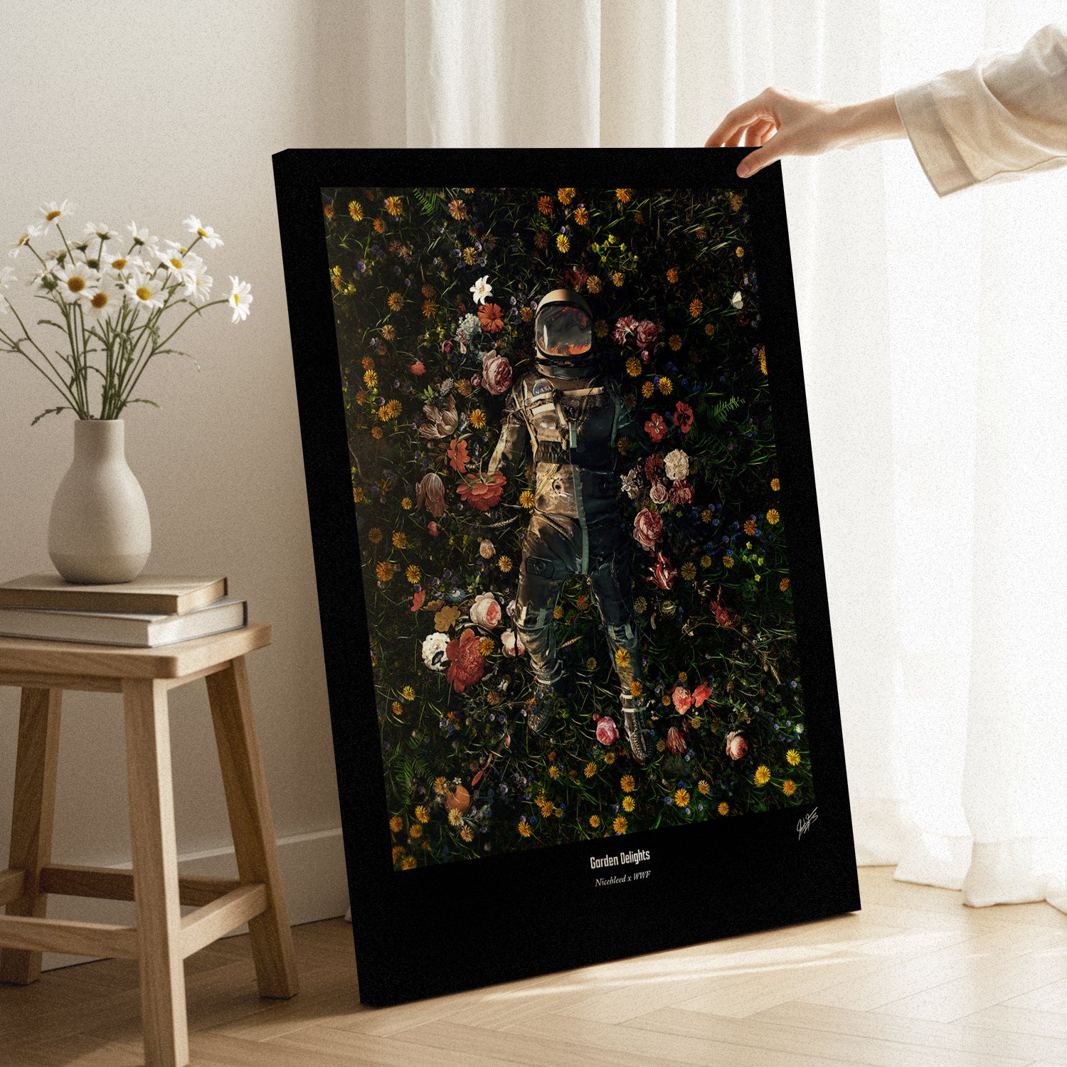 Garden Delights - Black Edition Canvas - Image 3