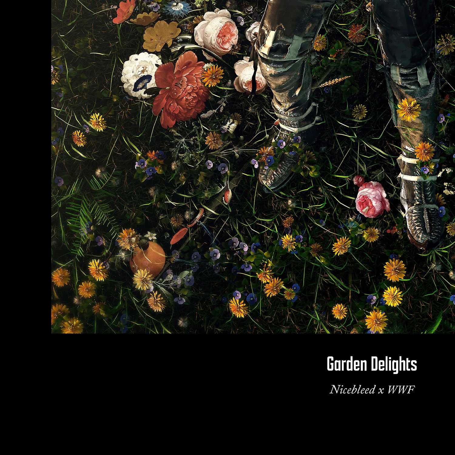 Garden Delights - Black Edition Canvas - Image 4