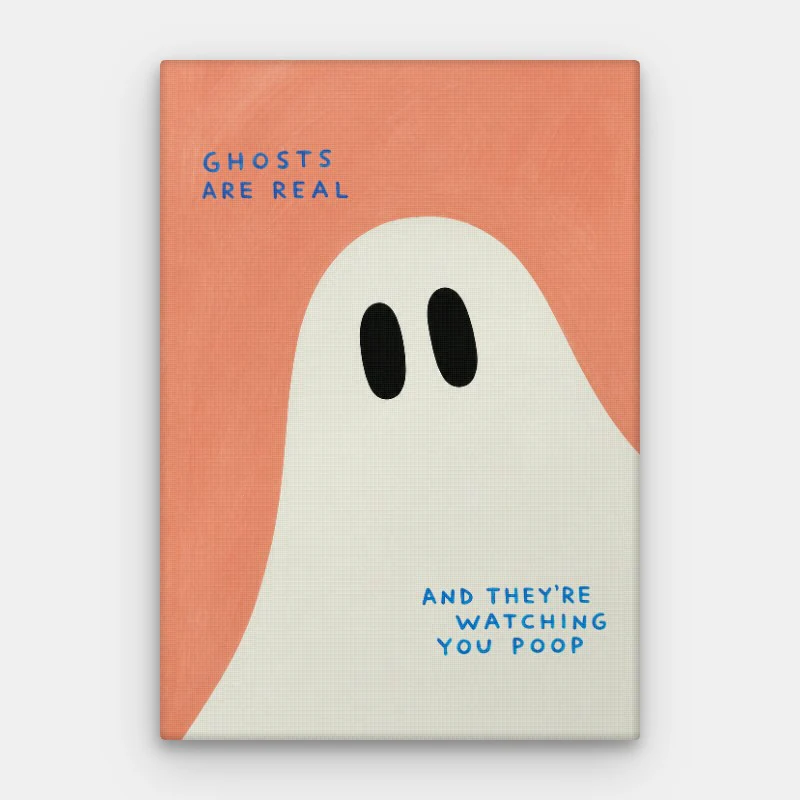 Ghosts Are Real Canvas