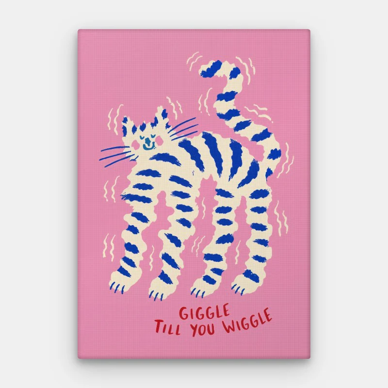Giggle Till You Wiggle Canvas