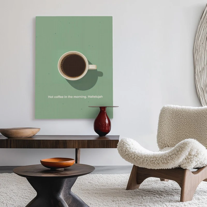 Hot Coffee Hallelujah Canvas - Image 2