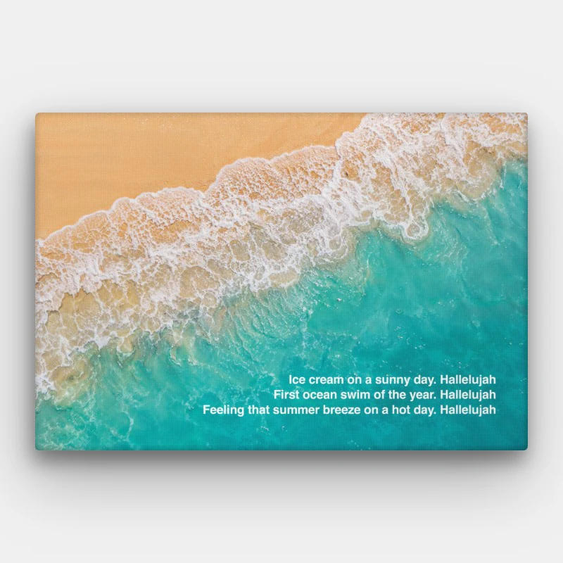 Ice Cream Hallelujah Canvas