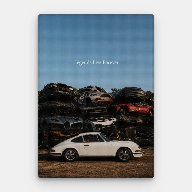 Legends Live Forever Canvas
