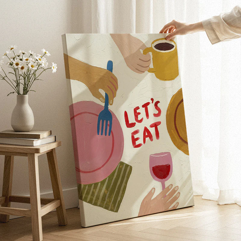 Lets Eat Canvas - Image 3