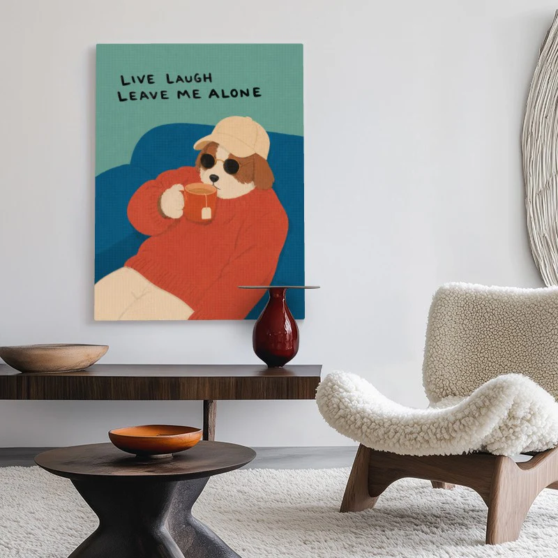 Live Laugh Leave Canvas - Image 2