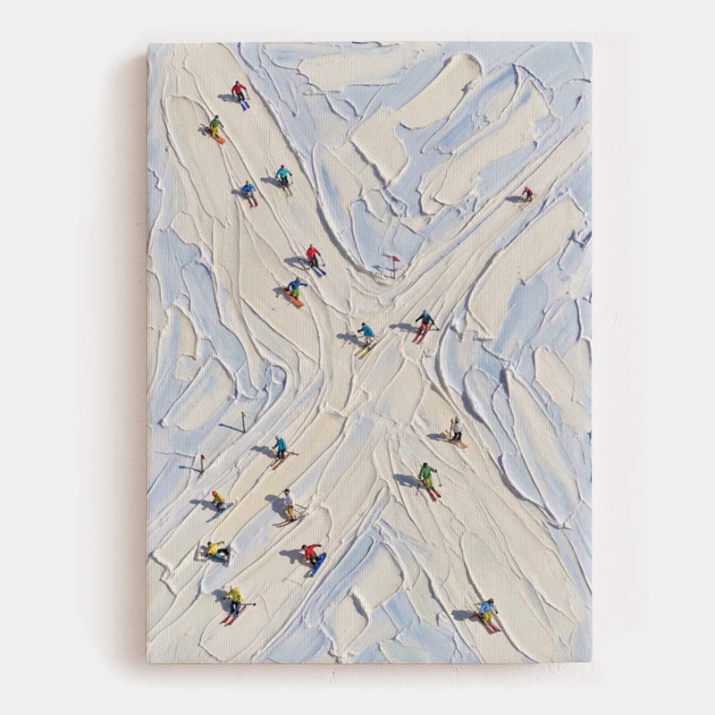 Moments on Slopes Canvas