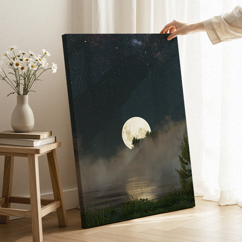 Moon Shot Canvas - Image 3