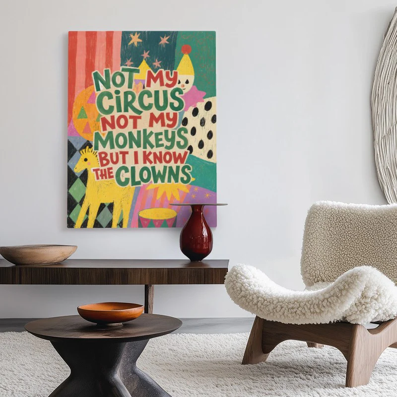 Not My Circus Canvas - Image 2