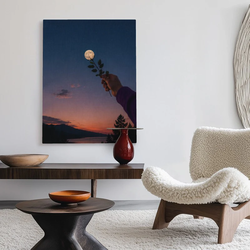 Over The Moon Canvas - Image 2