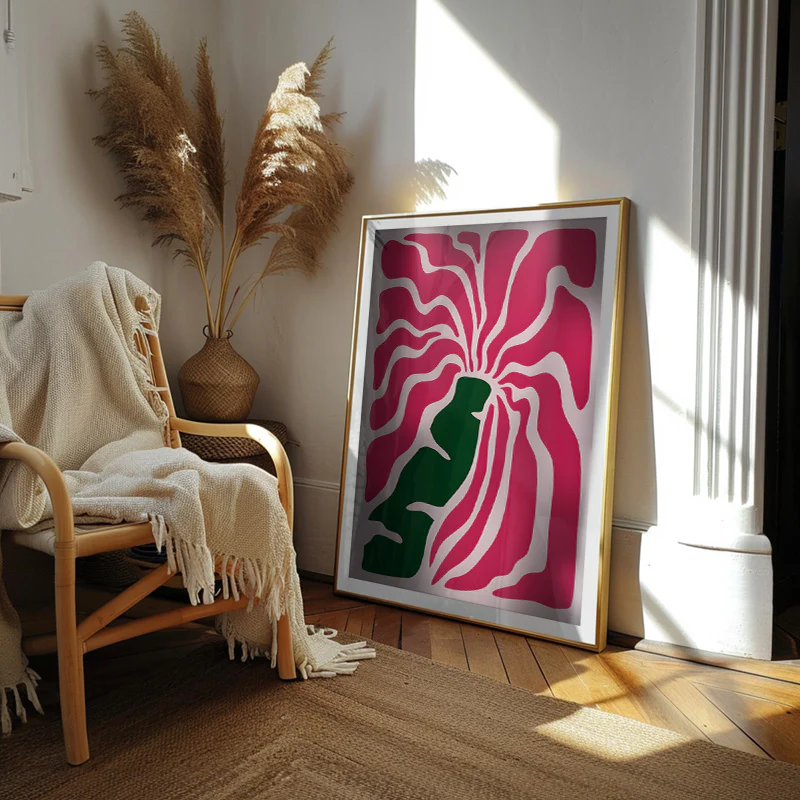 Pink Sunburst Flower - Image 5
