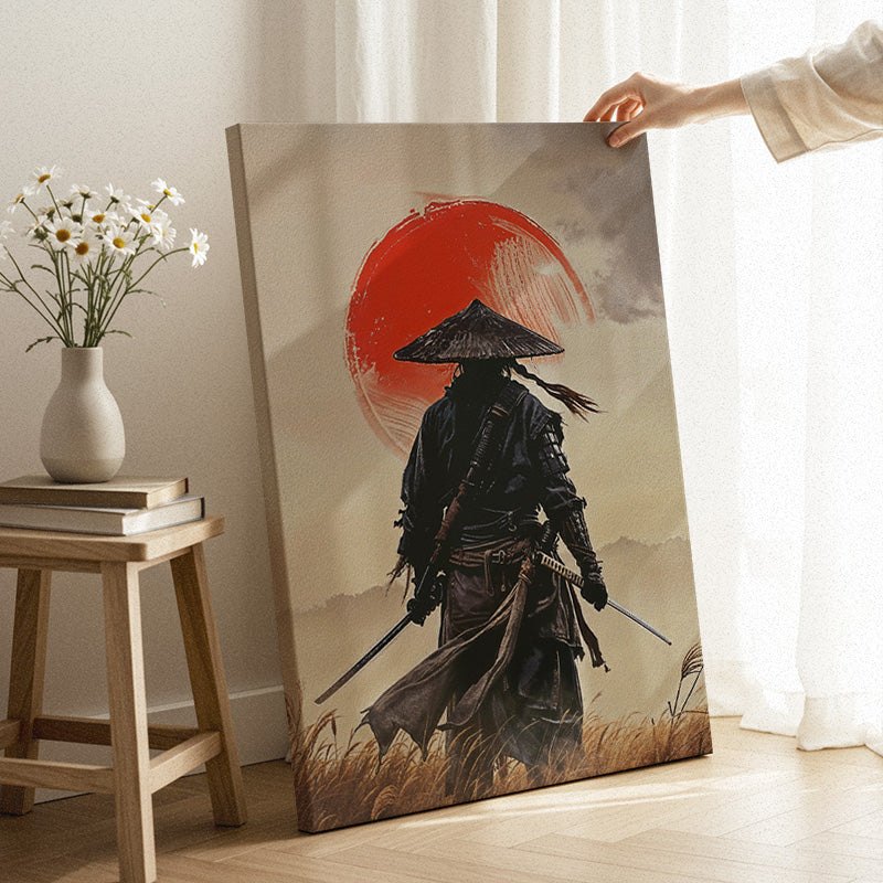 Red Sun Ronin Canvas - Image 3