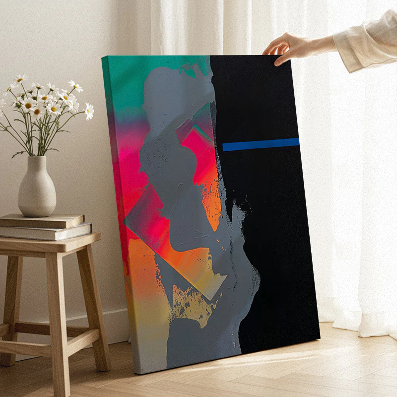 She Meets the Edge Canvas - Image 3