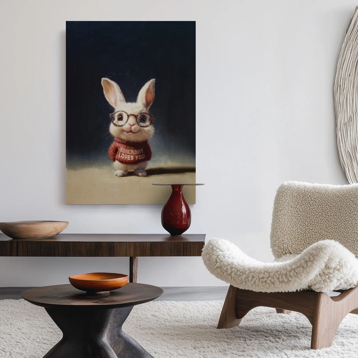 Somebunny Loves You Canvas - Image 2