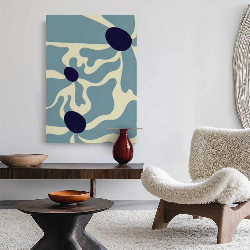 Stillness Inside Waves Canvas - Image 2