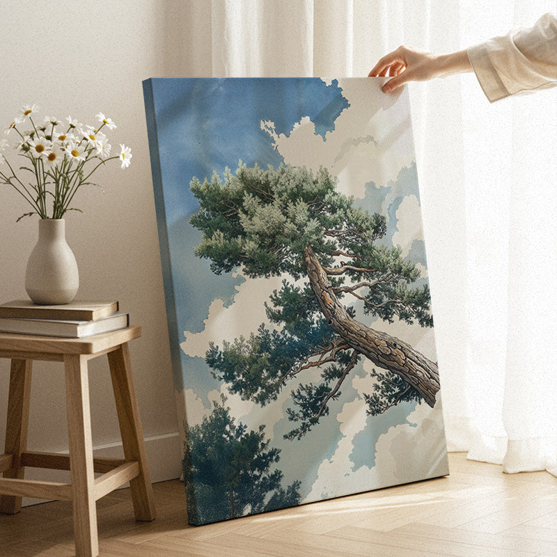 Strength Through Clouds Canvas - Image 3