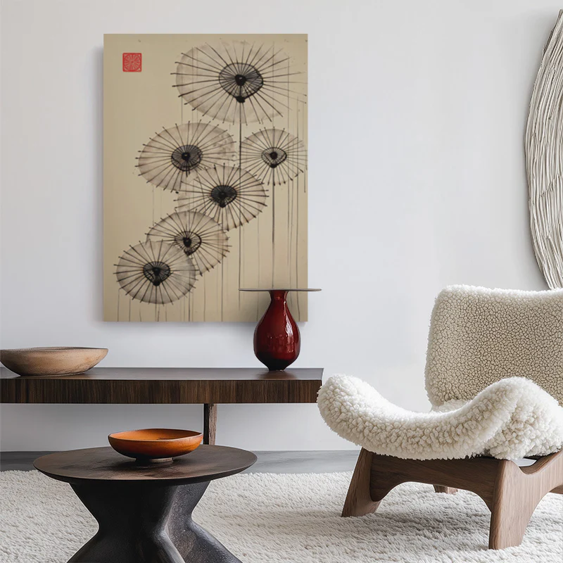 Umbrellas Of Silence Canvas - Image 2
