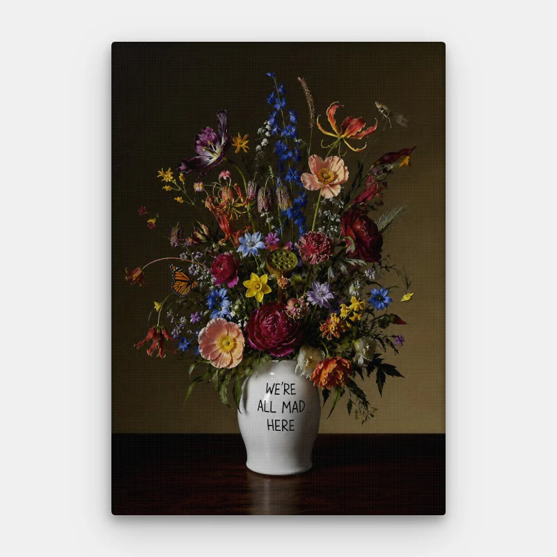 We Are All Mad Here Canvas