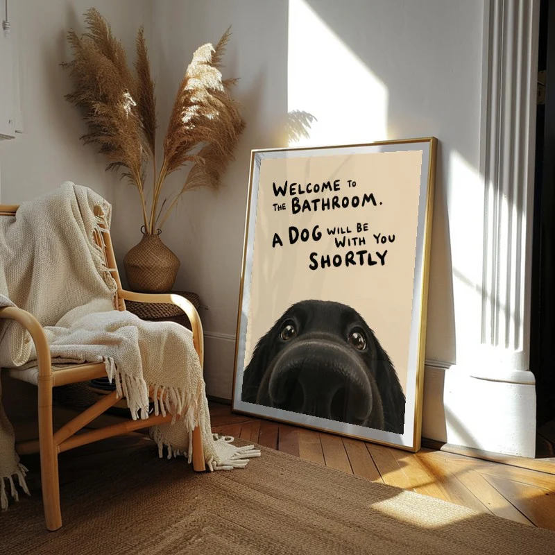 Welcome To The Bathroom Dog - Image 2