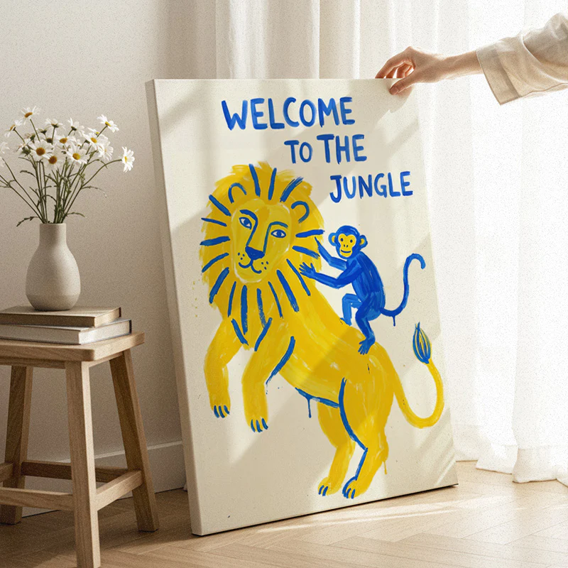 Welcome To The Jungle Canvas - Image 3