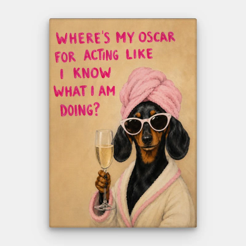 Where Is My Oscar Canvas