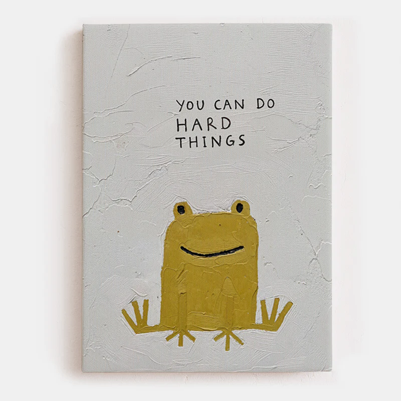 You Can Do Hard Things Canvas